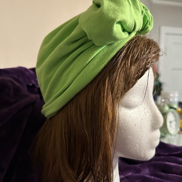 **Bundle4Discount!**  Bright grass green crown top turban - Picture 3 of 3